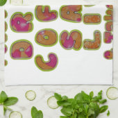 コーヒー救ライフを飲み&セルフィーのアートプリント キッチンタオル (折り畳み)