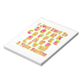 コーヒー救ライフを飲み&セルフィーのアートプリント ノートパッド (回転)