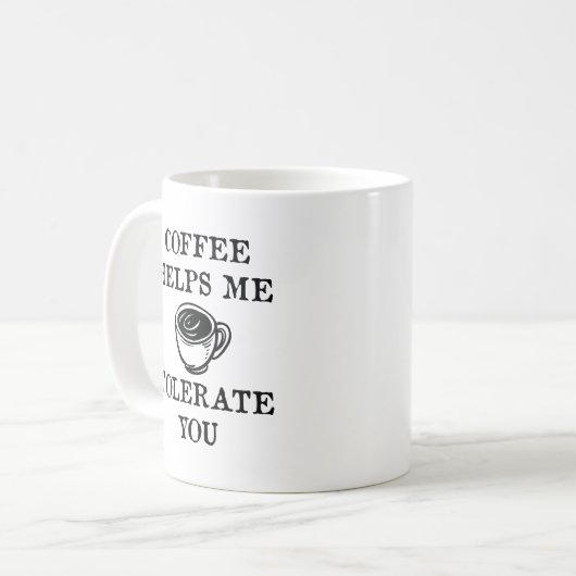 コーヒー救済を飲むなら コーヒーマグカップ (正面左)
