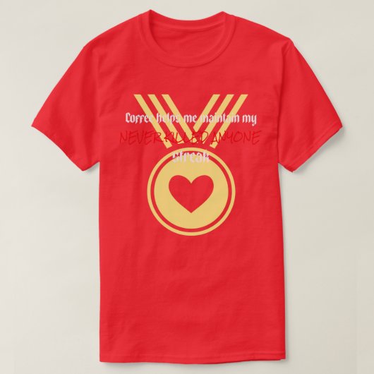 コーヒー救済を飲んで生意気を保つ Tシャツ (デザイン正面)