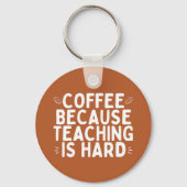 コーヒー教えは懸命先生の日 キーホルダー (正面)