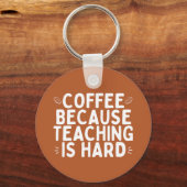 コーヒー教えは懸命先生の日 キーホルダー (正面)