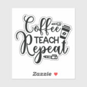 コーヒー教え、リピーター シール (シート)