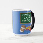 コーヒー教え、繰り返し モーフィングマグカップ (正面右)