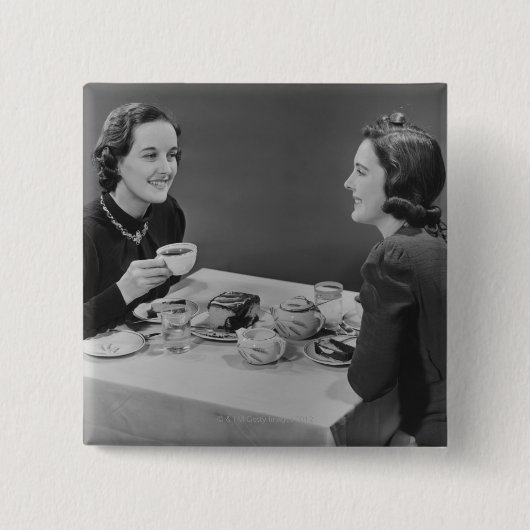 コーヒー日付 缶バッジ (正面)