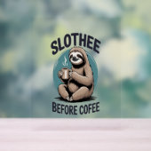 コーヒー昇華の前にスロザー アクリルサイン (ニュートラル)