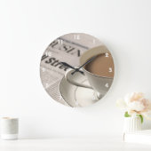 コーヒー時計 ラージ壁時計 (ホーム)