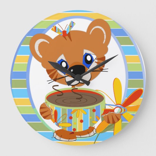 コーヒー時計 ラージ壁時計 (正面)