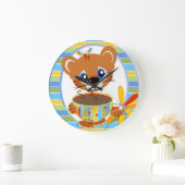 コーヒー時計 ラージ壁時計 (ホーム)