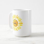 コーヒー時間の上昇と輝き コーヒーマグカップ (正面左)