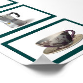 コーヒー時間の垂直ポスター ポスター (角)