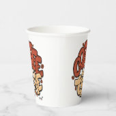 コーヒー時間の書道の単語 紙コップ (右)