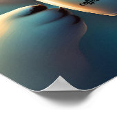 コーヒー時間の極熊の壁のアートデコール ポスター (角)