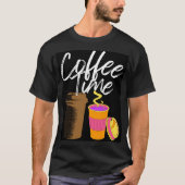コーヒー時間の範囲 Tシャツ (正面)