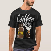 コーヒー時間の範囲 Tシャツ (正面)