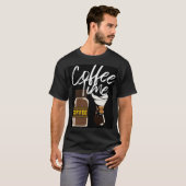 コーヒー時間の範囲 Tシャツ (正面フル)