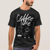 コーヒー時間の範囲 Tシャツ (正面)