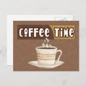 コーヒー時間はがき ポストカード (正面/裏面)