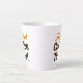 コーヒー時間を閉じる カフェラテマグ (正面)