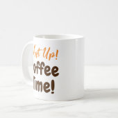 コーヒー時間を閉じる コーヒーマグカップ (正面左)