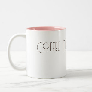 コーヒー時間マグカップ ツートーンマグカップ