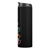 コーヒー時間積み上げマグカップは蒸気を旋回させる タンブラー (回転右)