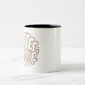 コーヒー時間金ゴールド ツートーンマグカップ (中央)