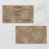 コーヒー時間2名刺 名刺 (正面/裏面)