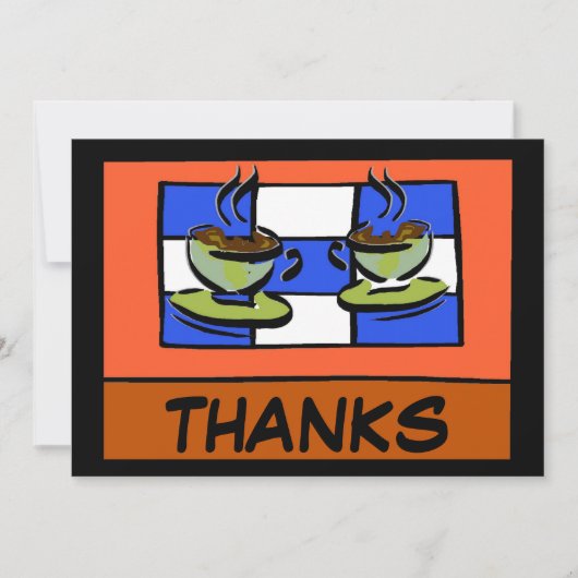 コーヒー時間2、パーティー時間 招待状 (正面)