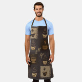 コーヒー時間 エプロン (着用した状態)