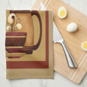コーヒー時間 キッチンタオル (四つ折り)