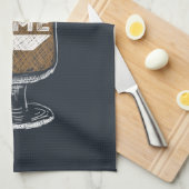 コーヒー時間 キッチンタオル (四つ折り)