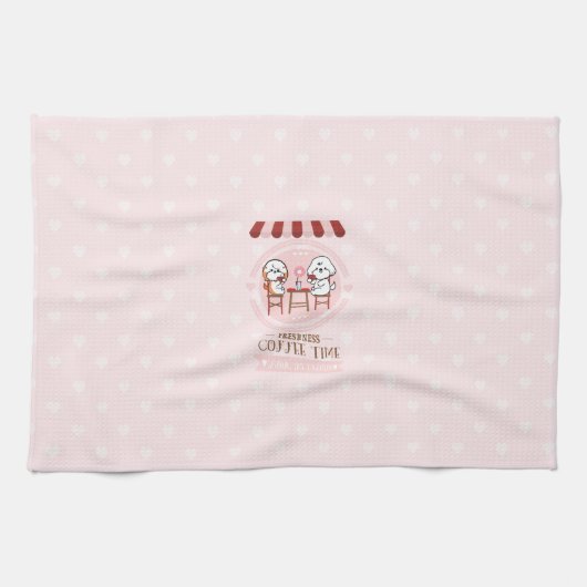 コーヒー時間 キッチンタオル (横)