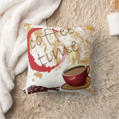 コーヒー時間 クッション (ブランケット)