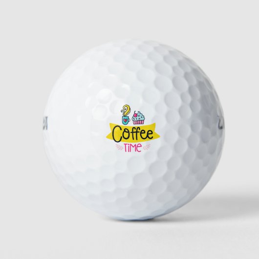 コーヒー時間 ゴルフボール (正面)