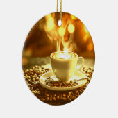 コーヒー時間 セラミックオーナメント (右)