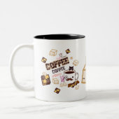 コーヒー時間 ツートーンマグカップ (左)