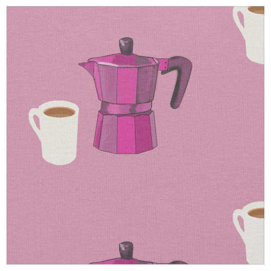 コーヒー時間 ファブリック (クローズアップ)