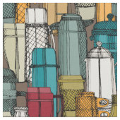 コーヒー時間 ファブリック (クローズアップ)