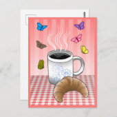 コーヒー時間 ポストカード (正面/裏面)