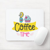 コーヒー時間 マウスパッド (マウス)