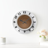 コーヒー時間（大） ラージ壁時計 (ホーム)
