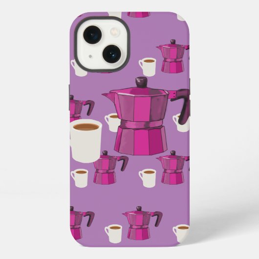 コーヒー時間 iPhoneケース (裏面)