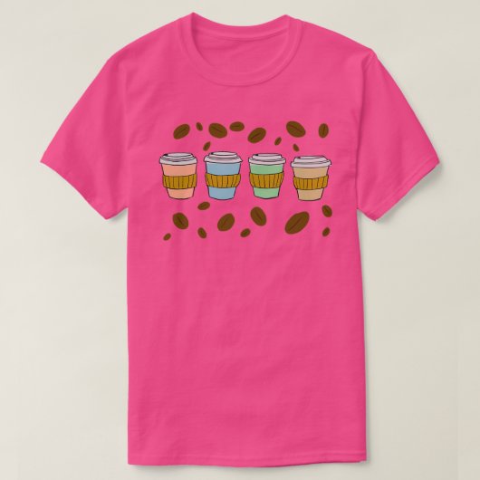 コーヒー時間 Tシャツ (デザイン正面)