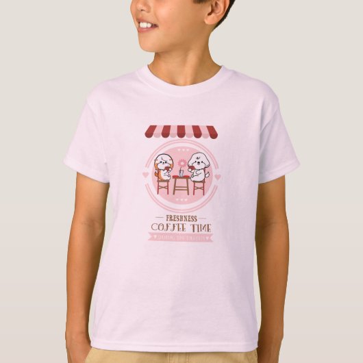 コーヒー時間 Tシャツ (正面)