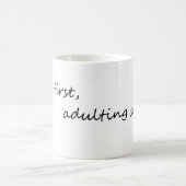 コーヒー最初の不倫第2 – コーおもしろいヒー引用文 コーヒーマグカップ (中央)