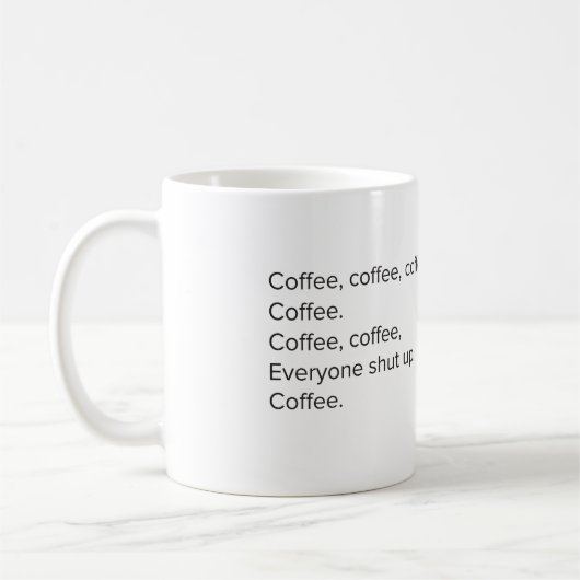コーヒー朝のマグ コーヒーマグカップ (左)