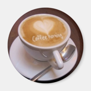 コーヒー朝 マグネット