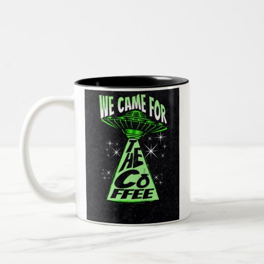 コーヒー来を飲むのだ ツートーンマグカップ (左)