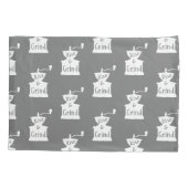 コーヒー枕の上げ下げ 枕カバー (裏面)